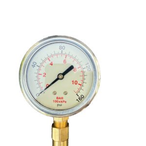 Underhill HeadChecker Irrigation Pressure Gauge 0–160 PSI Brass